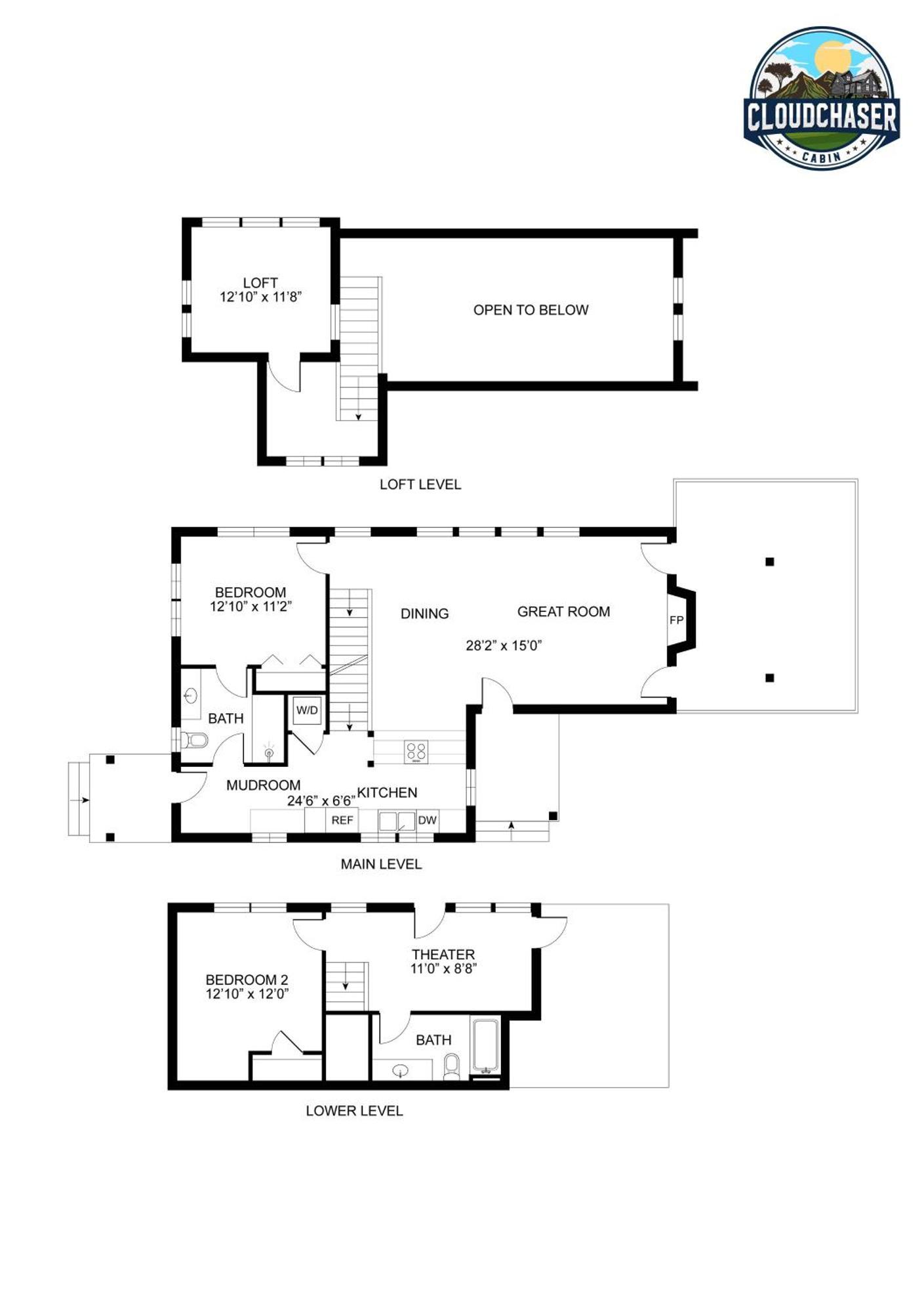 Cloudchaser Cabin, Private, New Cabin, 2 Kings, Cozy, Modern, Hot Tub, View, Theater Villa Sevierville Exterior foto